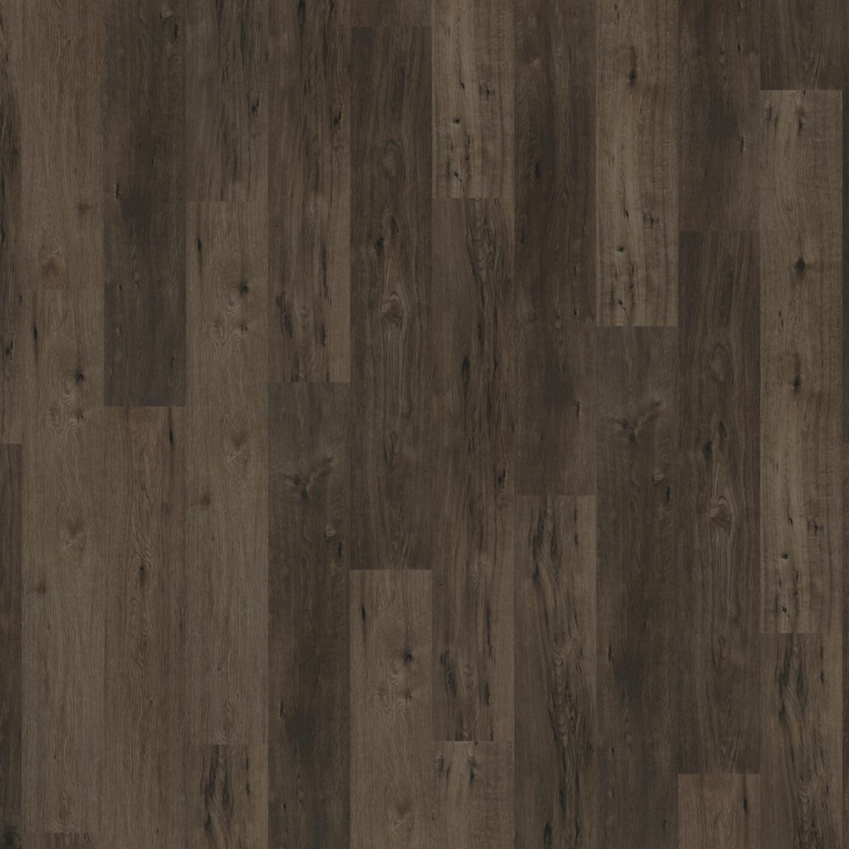 Sol vinyle aspect chêne foncé haut de gamme objectflor