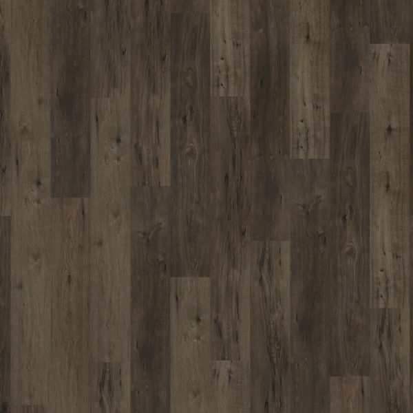 Sol vinyle aspect chêne foncé haut de gamme objectflor