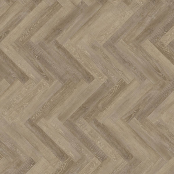 Sol vinyle à clipser baton rompu - Objectflor Living Herringbone Pallido oak 8152 - Aspect chêne grisé