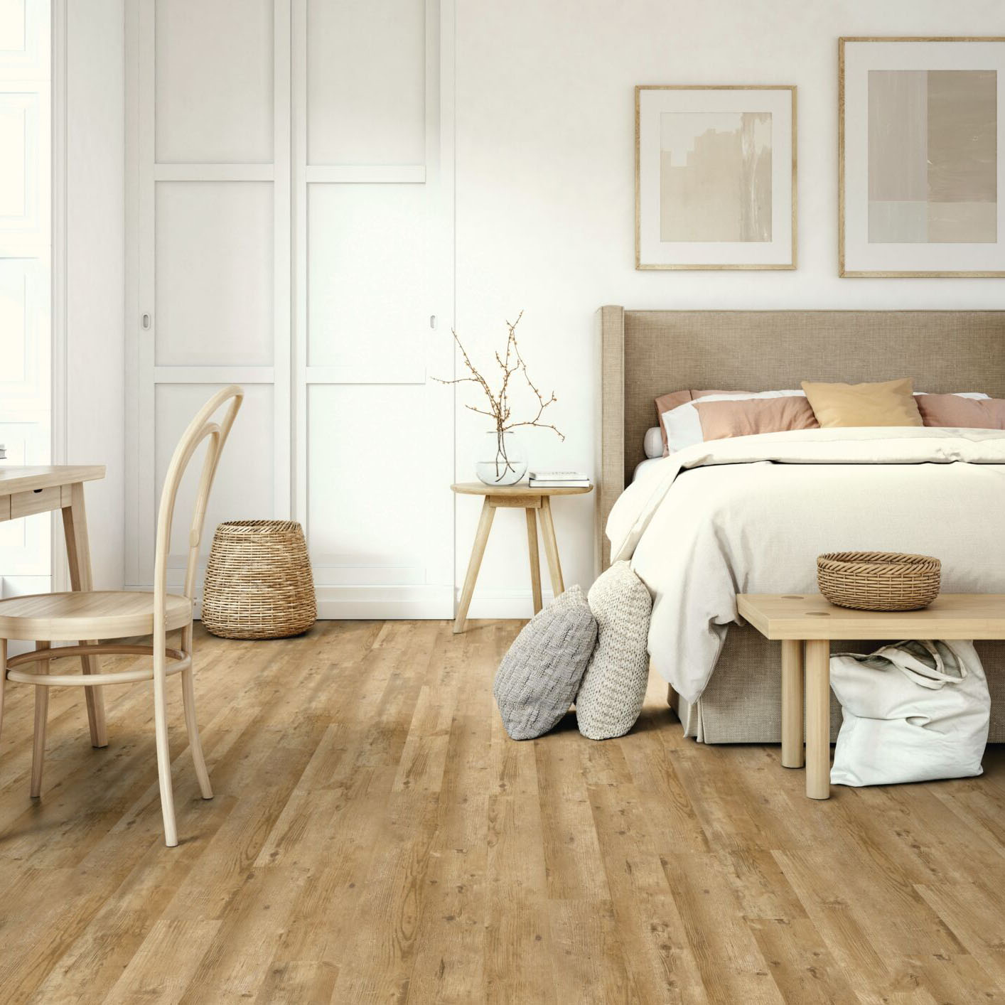 Sol vinyle à coller objectflor expona domestic scandinavian country plan 5871 bois