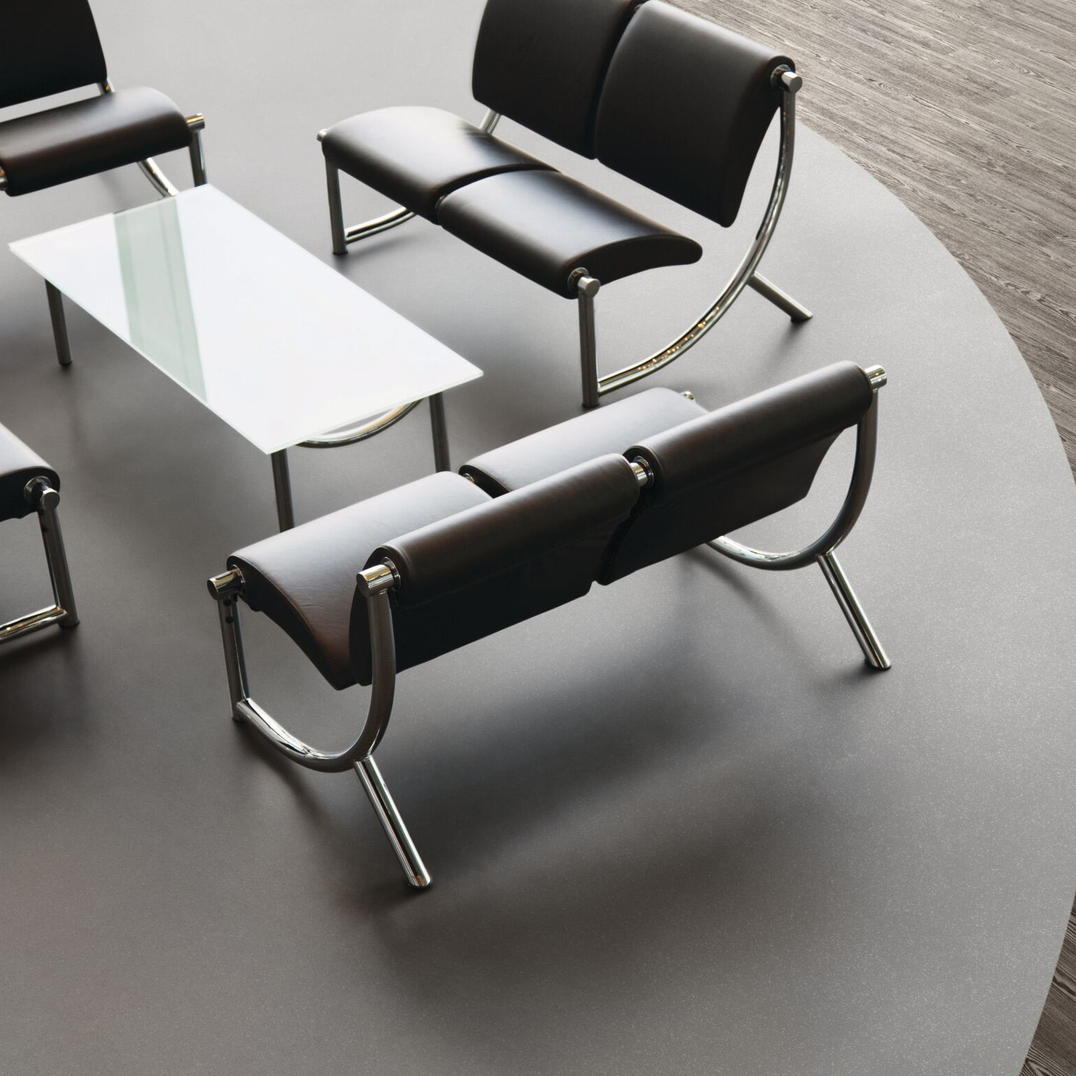 Sol vinyle à coller objectflor expona flow storm 9845 pierre