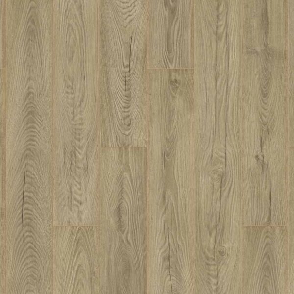 Sol en parquet stratifié aspect chêne naturel avec sous couche