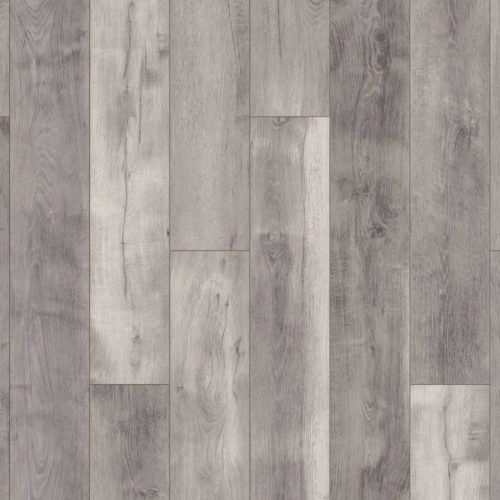 Parquet stratifié aspect chêne grisé en lames
