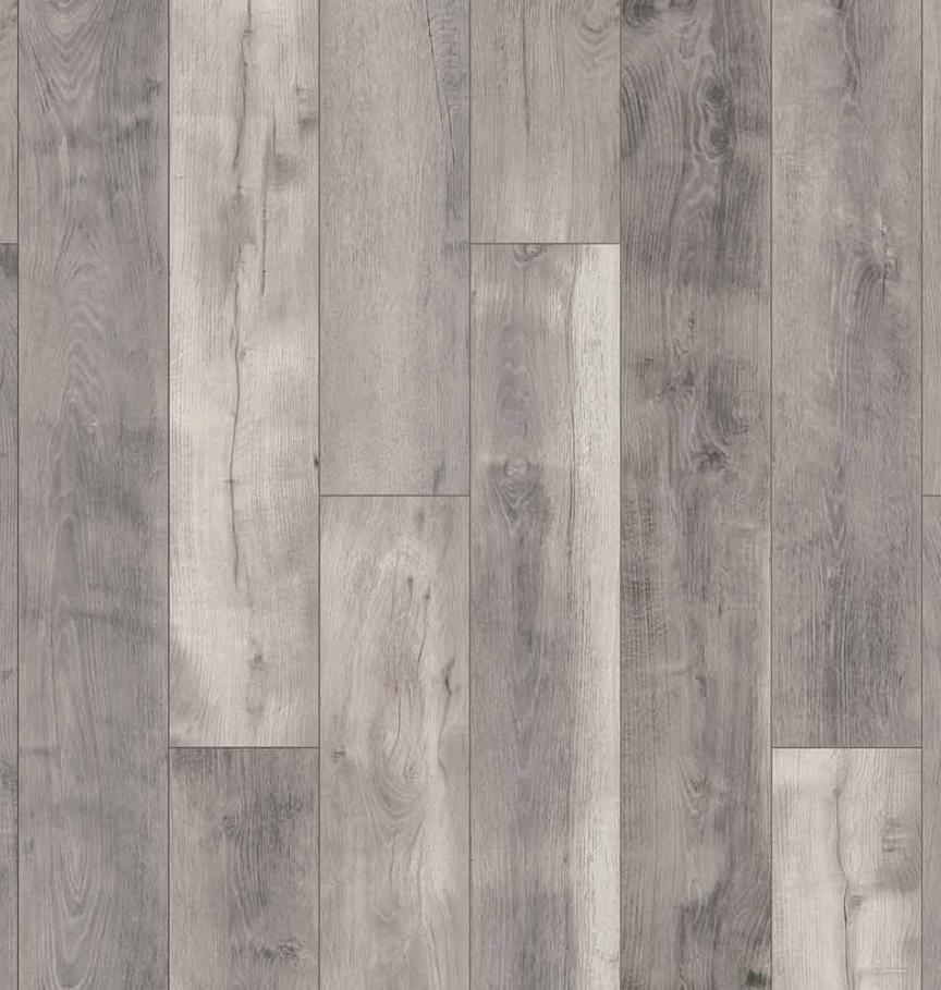Parquet stratifié aspect chêne grisé en lames