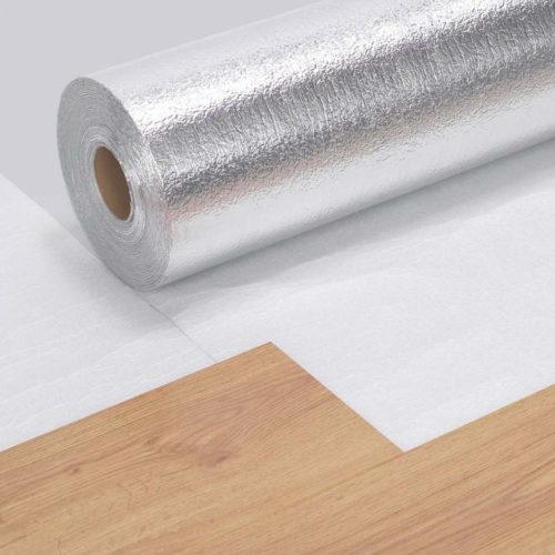 Sous couche pour revêtements de sol flottant, 2mm d'épaisseur.