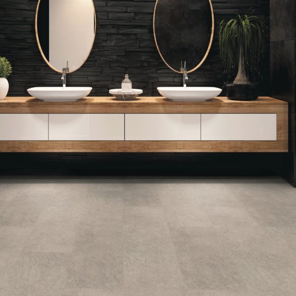 Afterhall revendeur sol Expona clic 19db stone 9084 arctic concrete pierre photo ambiance