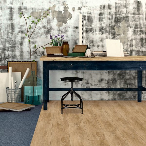 Afterhall revendeur sol Expona simplay 19db 9064 blond rustic chene mise situation