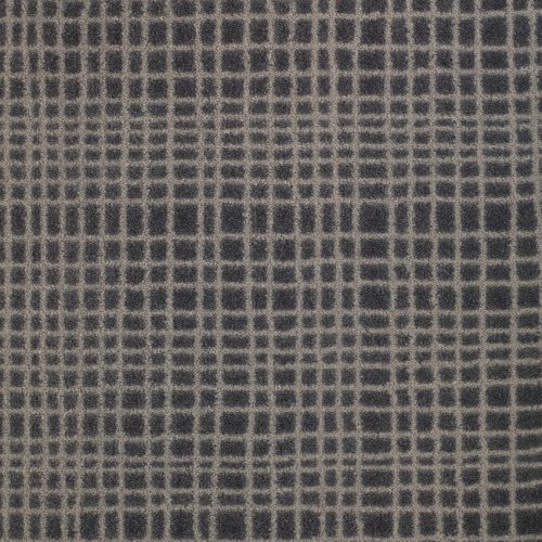 Balsan, moquette grisé avec rayures, velours.
