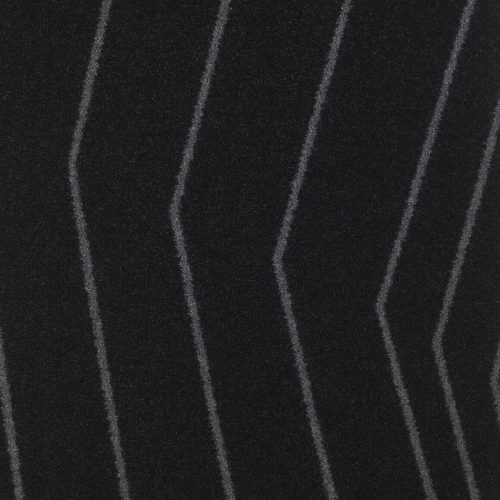 Moquette en velours noir avec motif, balsan.