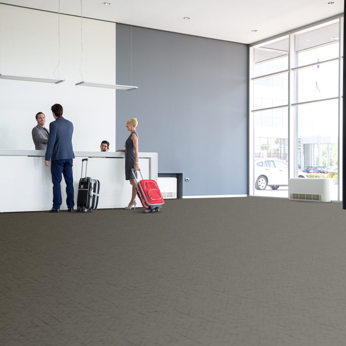 balsan moquette marron a motif velours a coller hall hotel