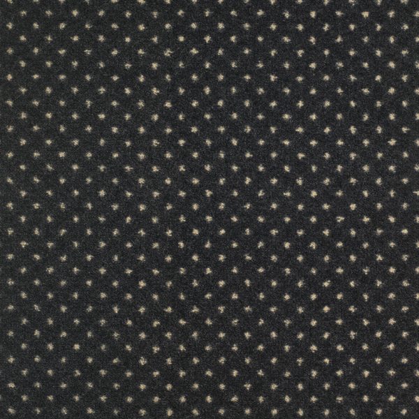 Moquette noire à points, à coller, Balsan