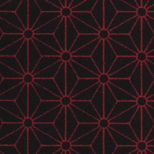 Moquette rouge en velours à coller balsan.