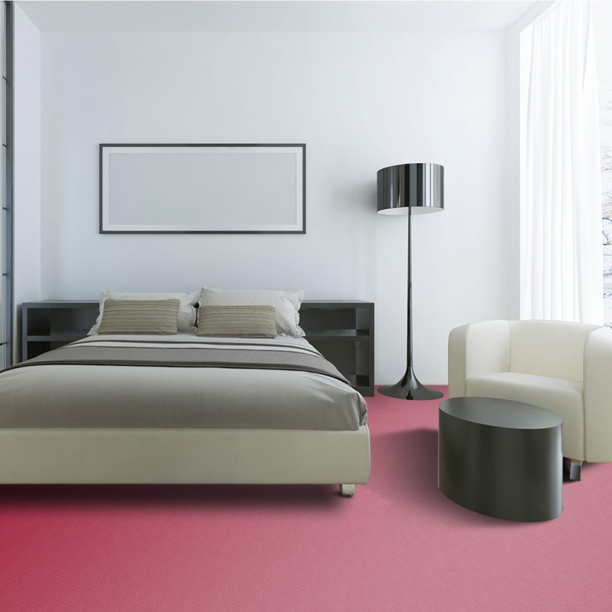 balsan moquette rouge velours a coller photo ambiance