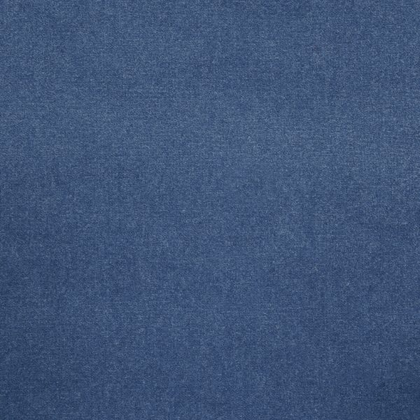 Moquette bleue Balsan, en velours, à coller, épaisse