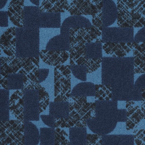 Moquette bleue en velours, épaisse, durable, Balsan