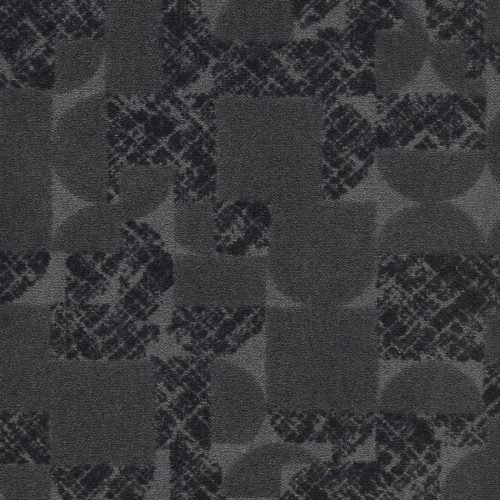 Moquette cocooning noire en velours, durable, résistante, Balsan