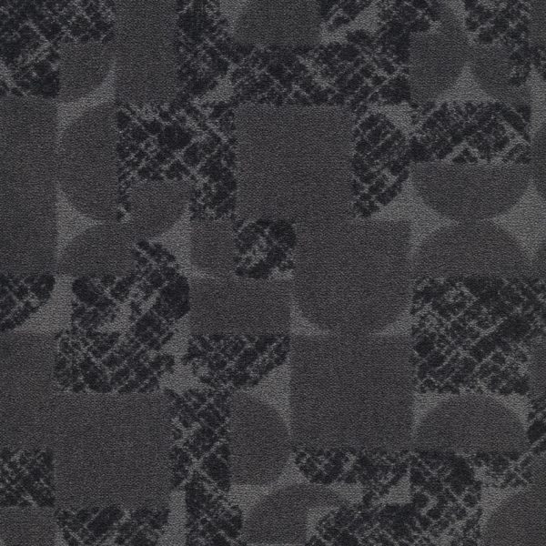 Moquette cocooning noire en velours, durable, résistante, Balsan