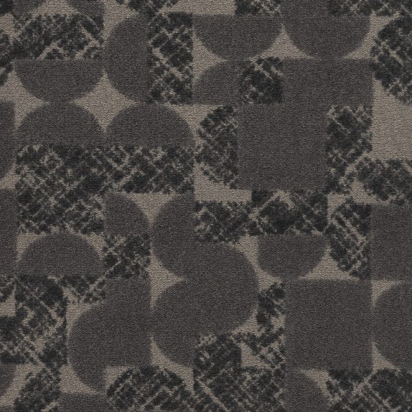 Moquette grisé et noire, Balsan, en velours, haut de gamme
