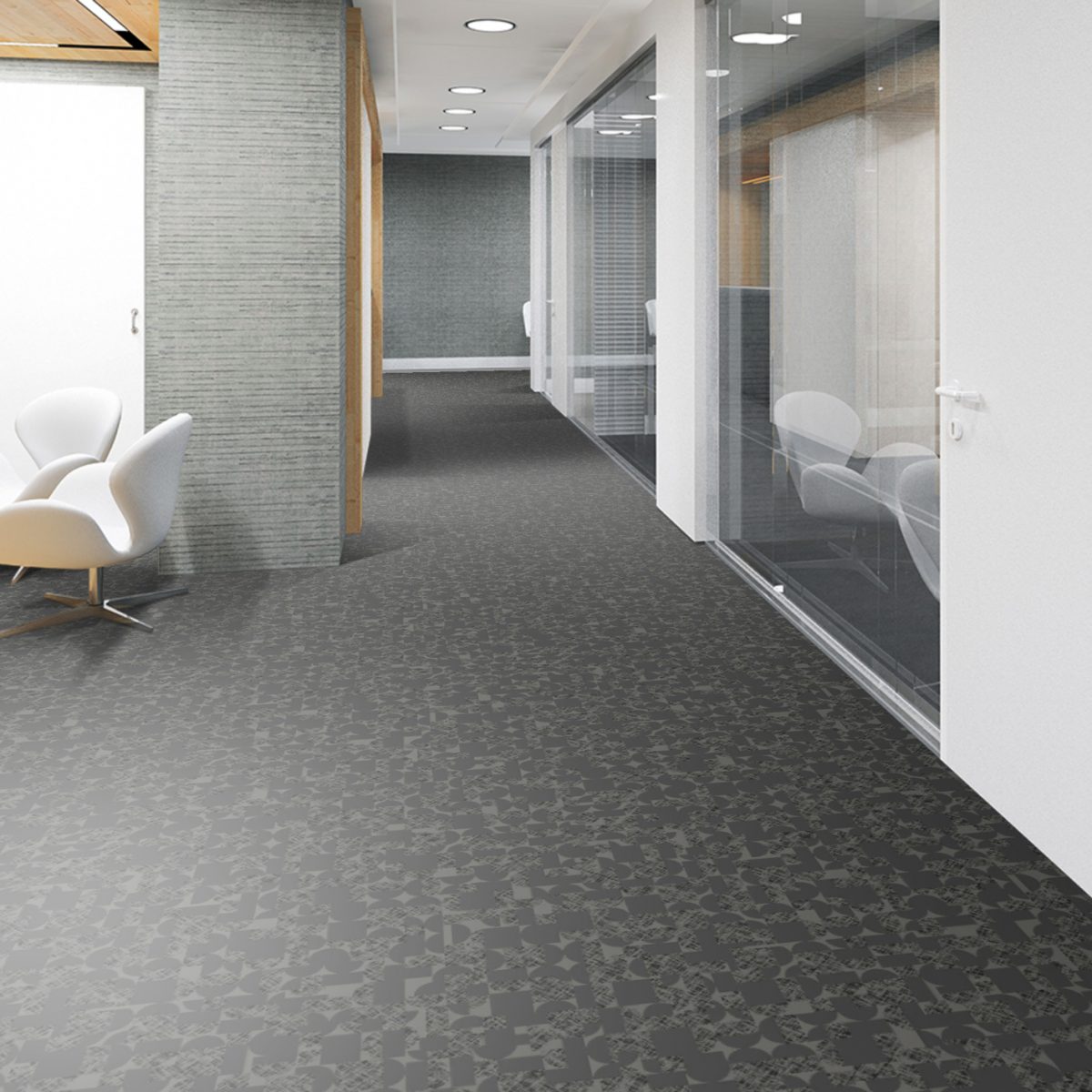 moquette grise noire haut de gamme balsan photo mise situation