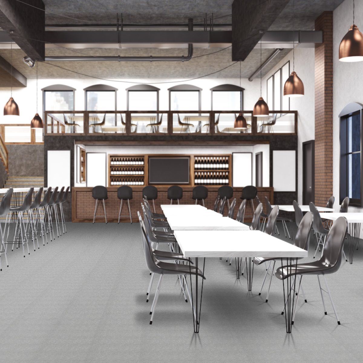 moquette haut de gamme balsan a coller visualisation hotel