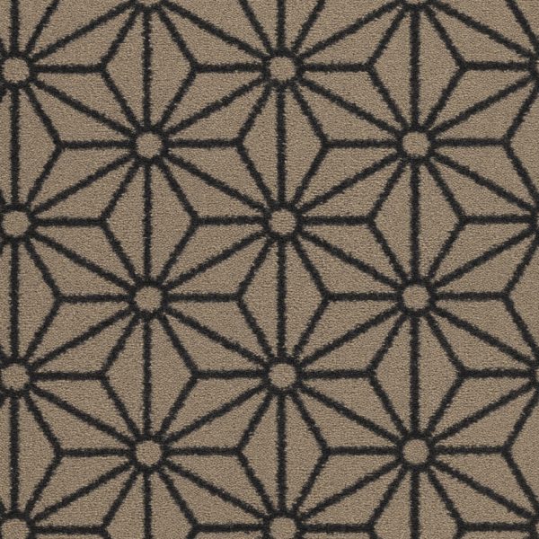 Moquette beige en velours à coller, balsan.