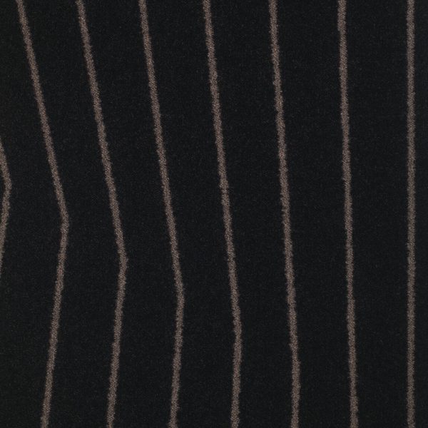 Moquette en velours noir balsan, à coller.