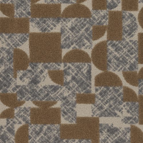 Moquette grisé et jaune, haut de gamme, Balsan