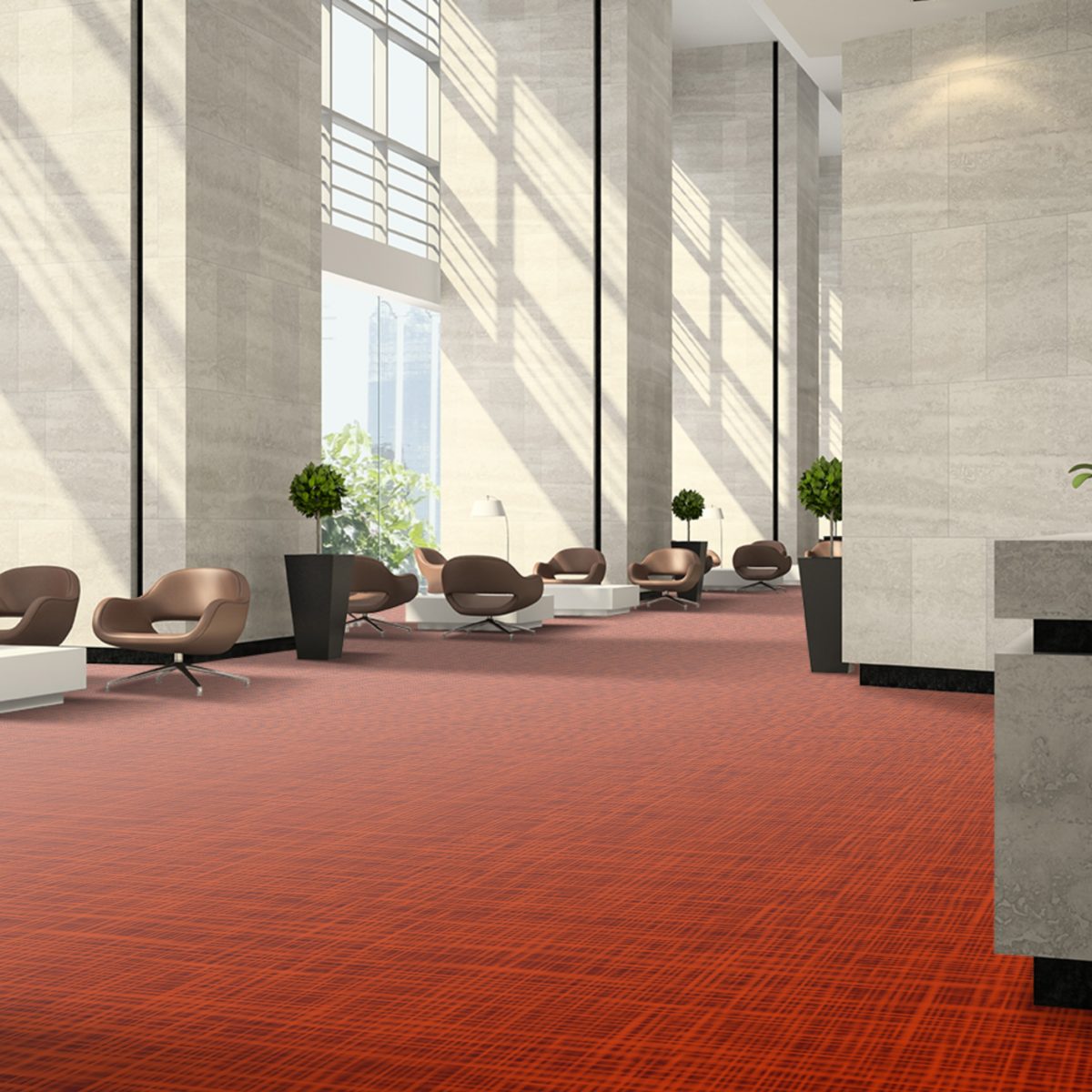 moquette rouge a coller velours balsan mise en scene