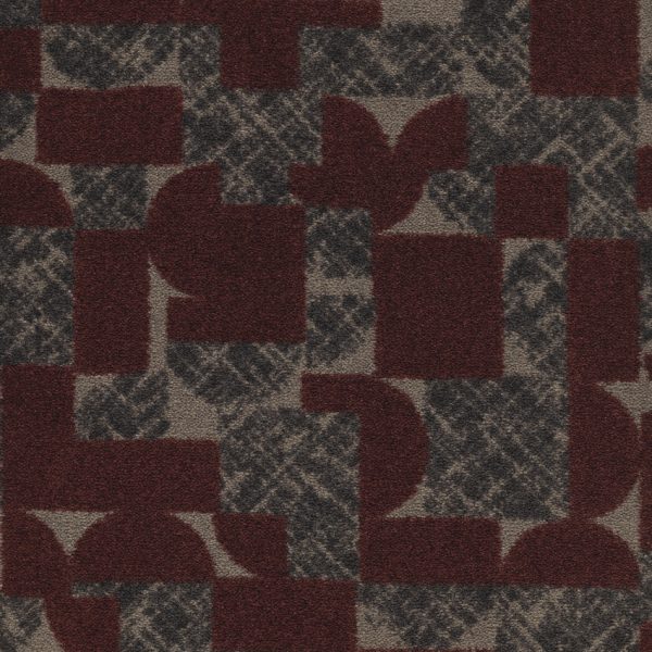 Moquette à motif, pour zone à fort passage, en velours, Balsan