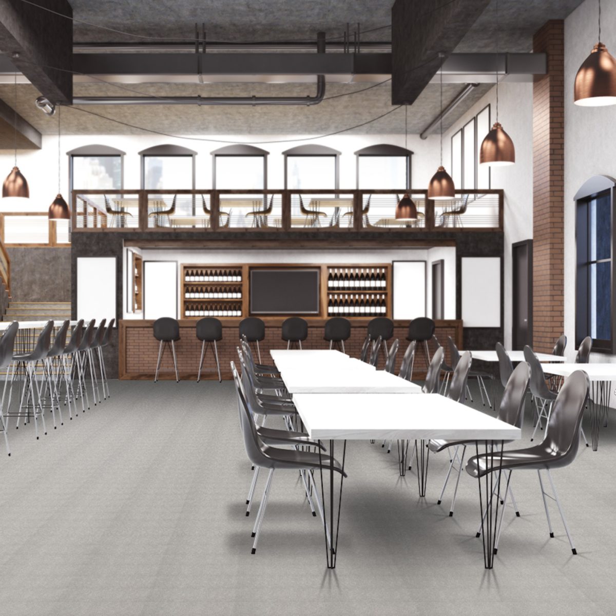 moquette unie balsan grise en velours decor hotel