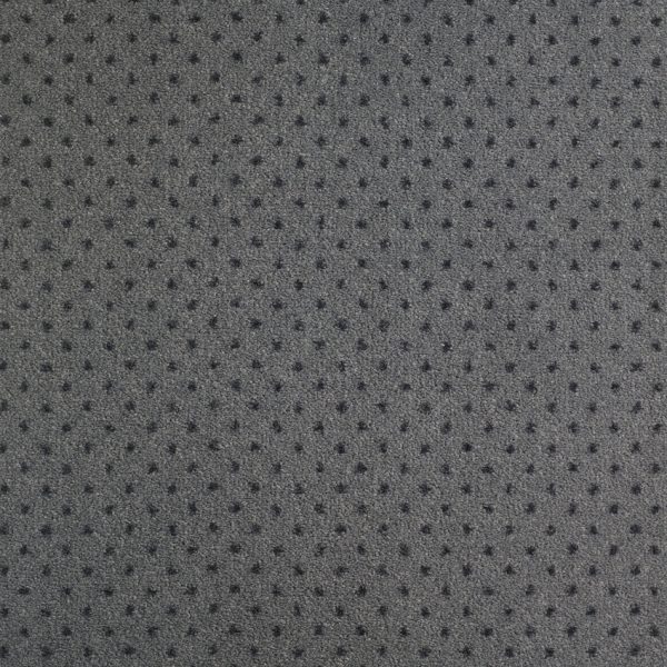 Moquette velours haut de gamme balsan, grisé, à points.