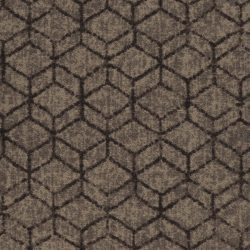 Moquette en velours marron à coller, Balsan