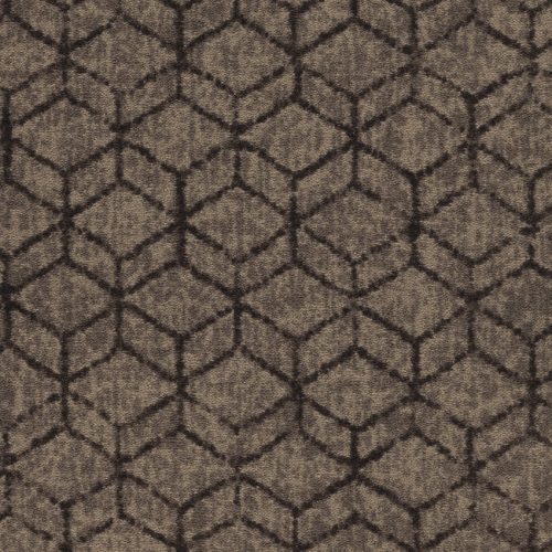 Moquette en velours marron à coller, Balsan