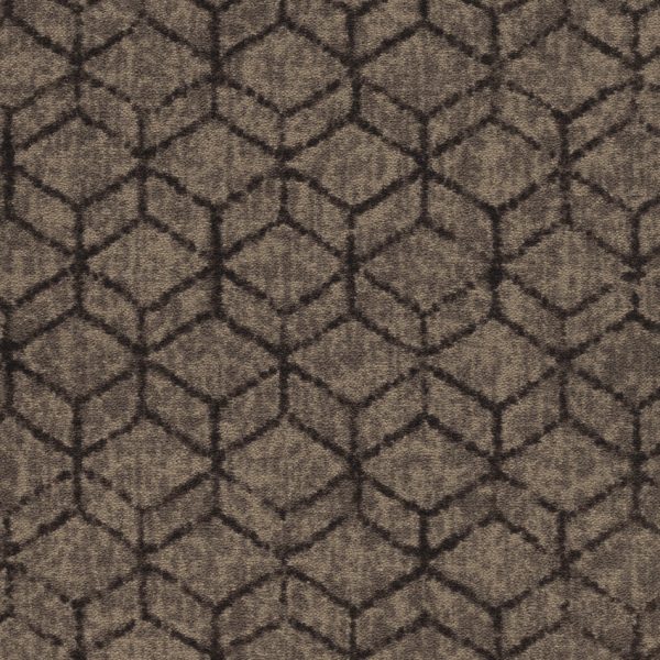 Moquette en velours marron à coller, Balsan