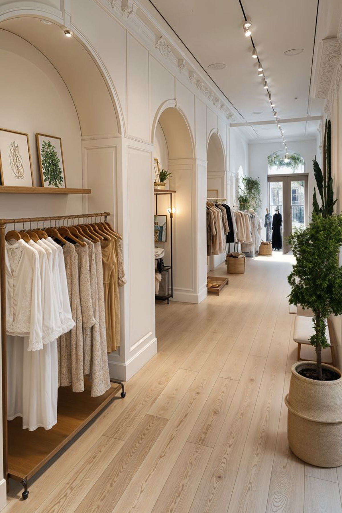 Parquet isolant dans un commerce