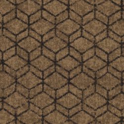 Balsan moquette en velours beige avec motif en cube