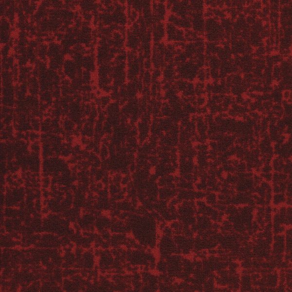 Moquette rouge vif, Balsan, velours épais, durable