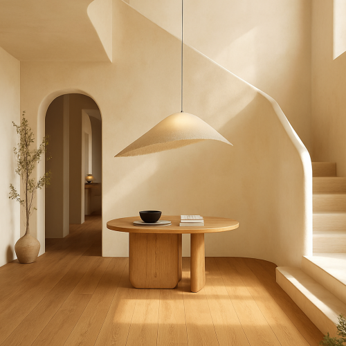 Sol bois Marar K04 dans une pièce minimaliste claire