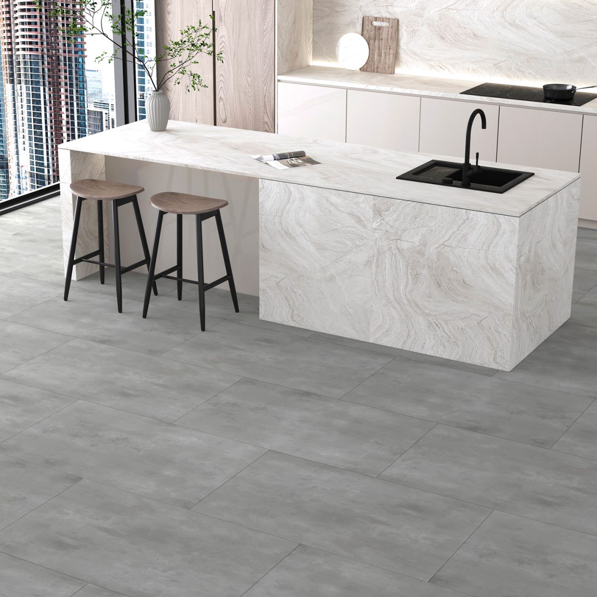kalainfaloor sol haut de gamme pvc a clipser mise ambiance