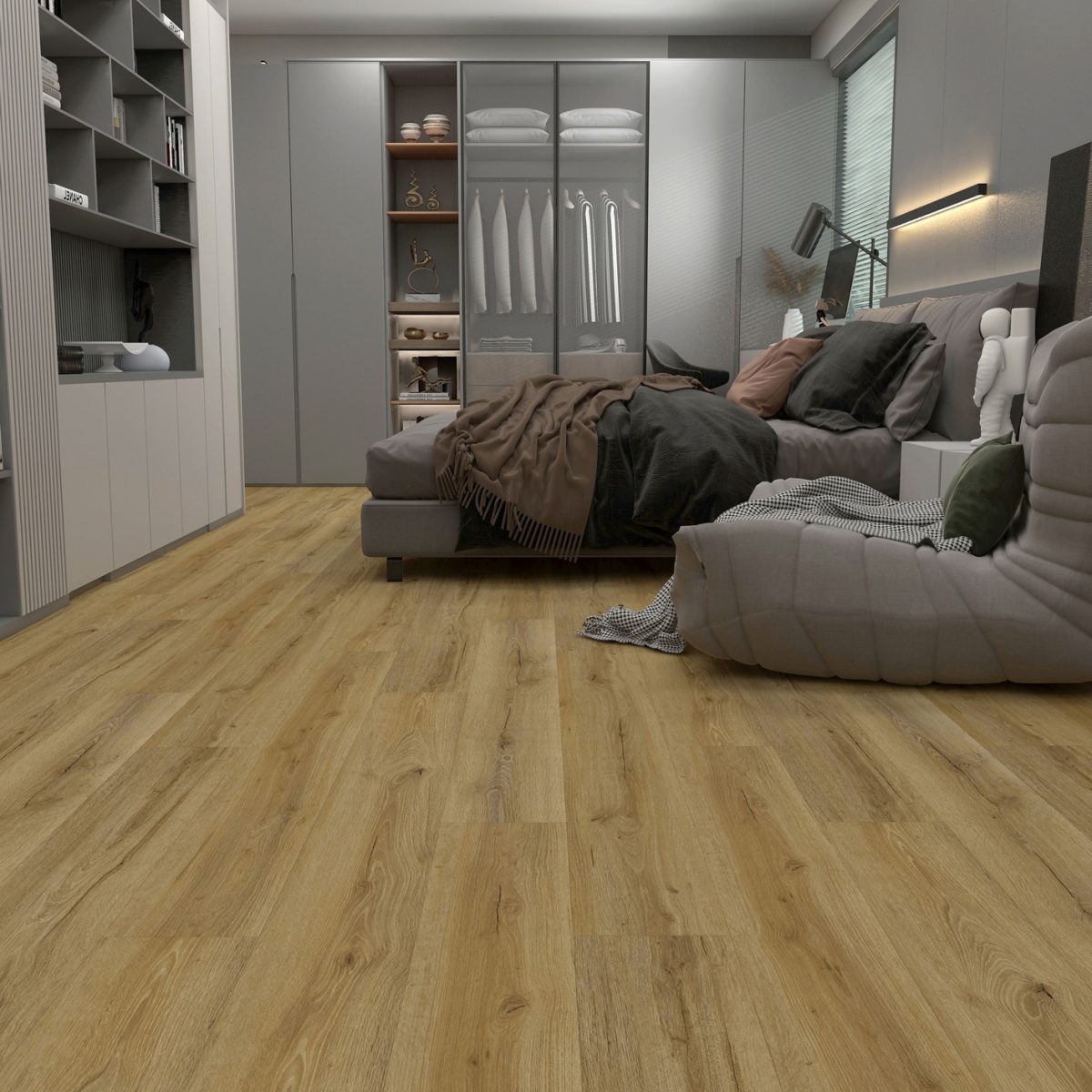 Sol pvc aspect chêne naturel kalinafloor