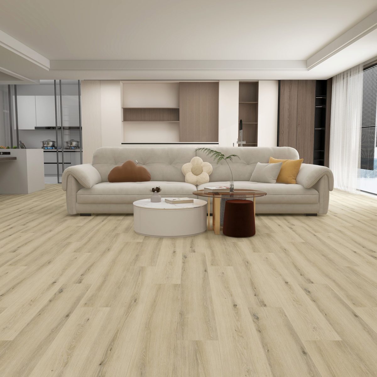 vinyle aspect chene naturel kalianfloor mise situation
