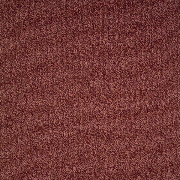 Moquette velours à coller - Balsan Centaure déco 578 - Rouge (Échantillon)