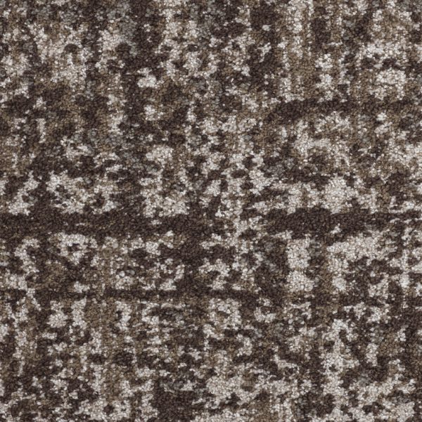 Moquette velours à motif à coller - Balsan Darius 600 - Grisé (Échantillon)