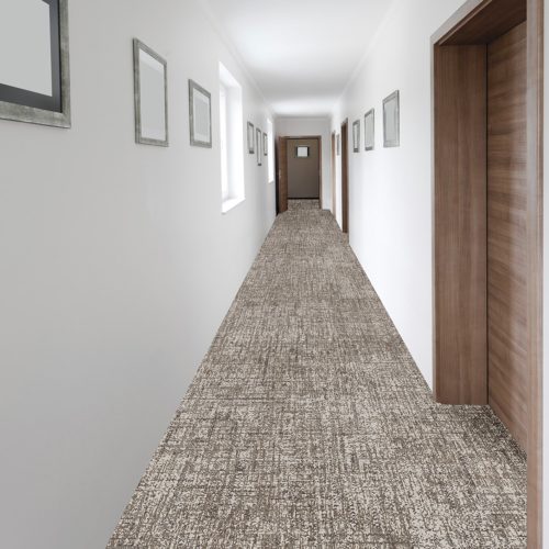 Couloir avec moquette balsan haut gamme épaisse