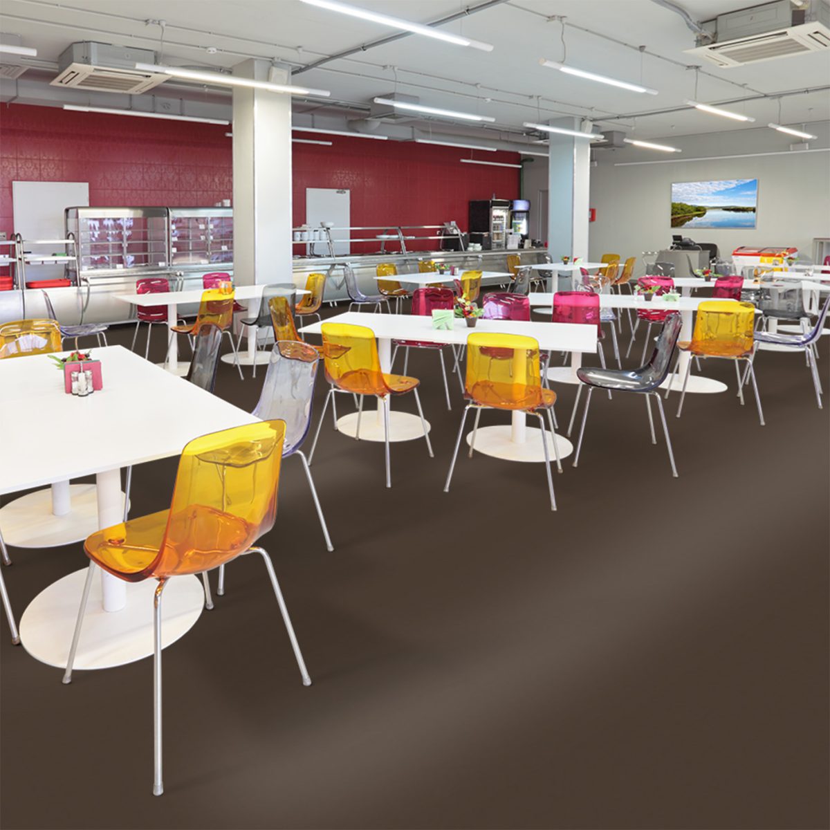 moquette balsan marron epaisse velours haut de gamme photo ambiance