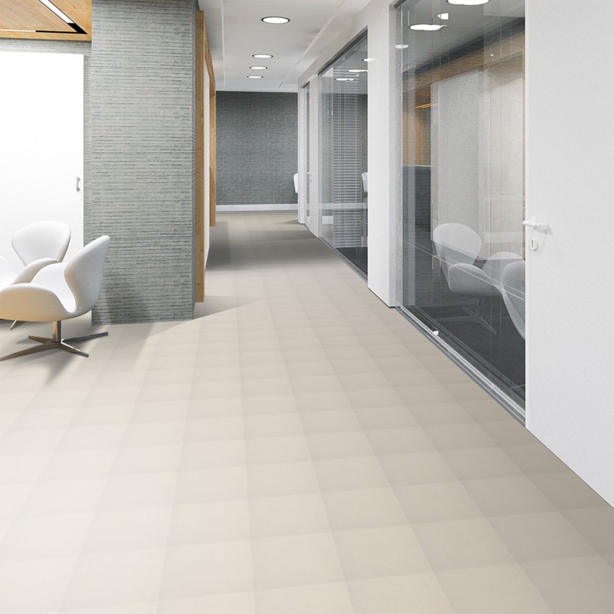moquette beige balsan haut de gamme a coller mise en situation