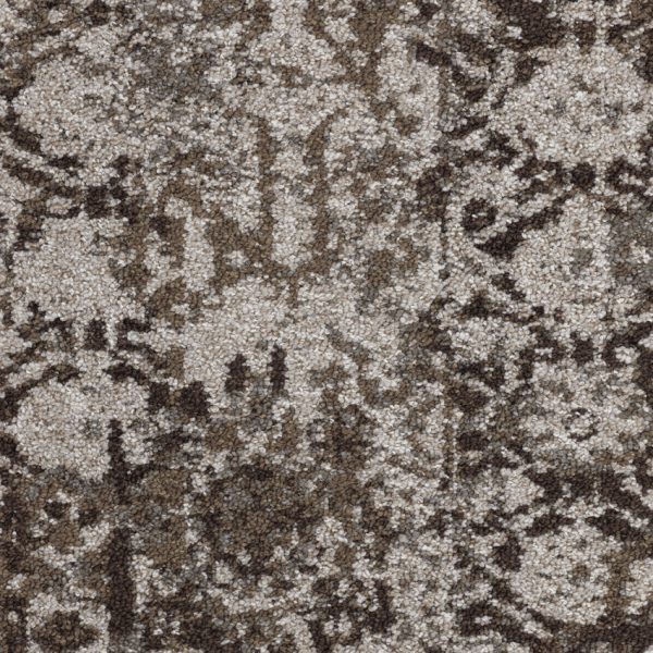 Moquette velours à motif à coller - Balsan César 600 - Marron