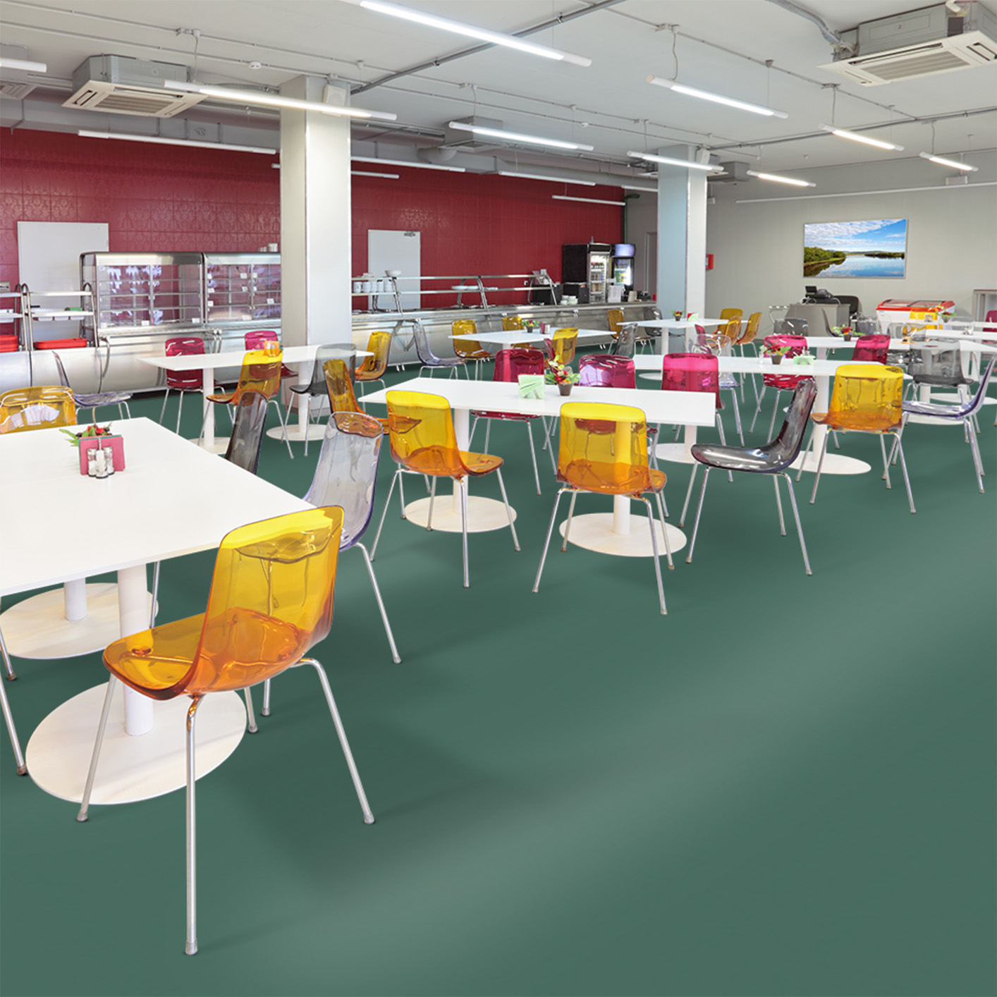 Sol moquette épaisse velours à coller balsan déco grisé 958