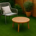 Salon de jardin avec du gazon synthétique haut de gamme