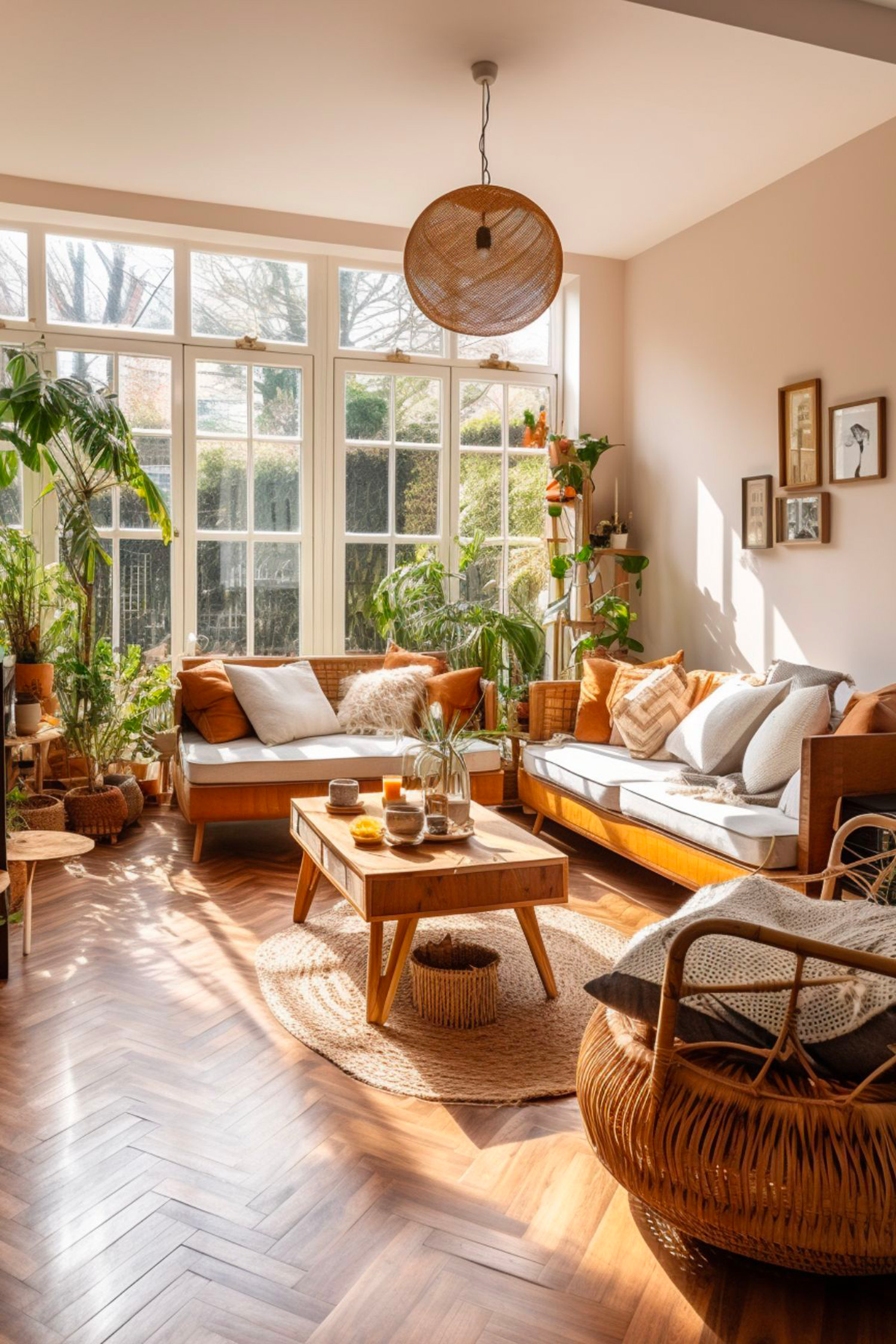 appartement avec sol en parquet contrecollé